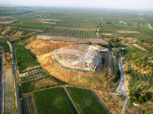 Cittadella di Canne vista dall'alto