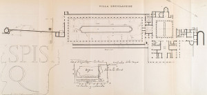 Pianta della Villa dei Papiri