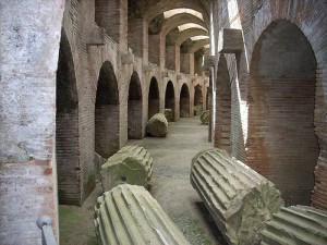 I sotterranei dell'Anfiteatro Flavio