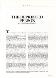 La persona depressa