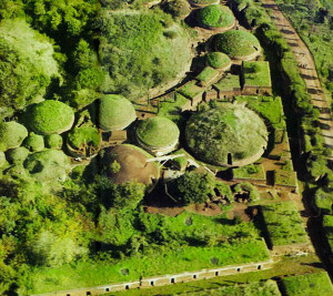 Necropoli di Cerveteri vista dall'alto