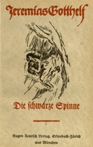 un'edizione tedesca de "il ragno nero" (Die schwarze Spinne)