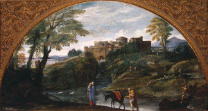 Annibale Carracci, Paesaggio con la fuga in Egitto, 1602-1604, olio su tela, Galleria Doria Pamphilij, Roma