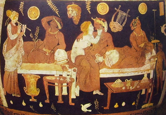 organizzatore di banchetti nel mondo greco romano