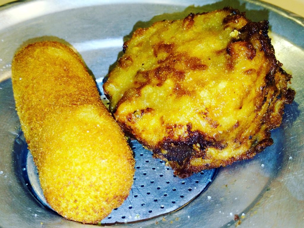 Frittatina e crocchè della Pizzeria Bella Napoli.