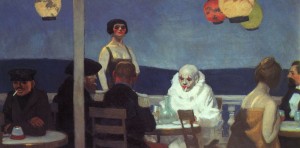 Edward Hopper, Soir Bleu, 1914 Olio su tela New York, Whitney Museum of American Art.