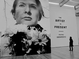 M.Abramovic, The artist is present, Moma, New York, 2012.