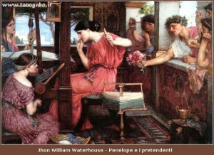 Jhon William Waterhouse - Penelope e i pretendenti