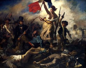 Eugene Delacroix, La liberté guidant le peuple, 1830