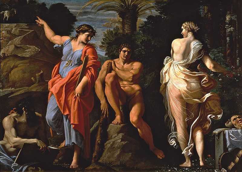 Annibale_Carracci_-_The_Choice_of_Heracles_-_WGA4416 Ercole al bivio