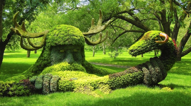 Montreal: giardino di verdi sculture