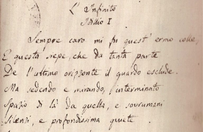 Infinito Leopardi