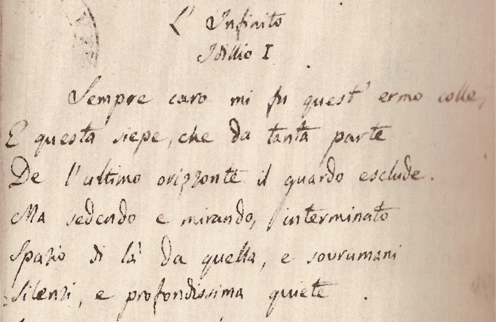 L Infinito Poetica E Pensiero Di Leopardi Lacooltura
