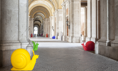 Reggia di Caserta: lâ€™invasione della Cracking Art