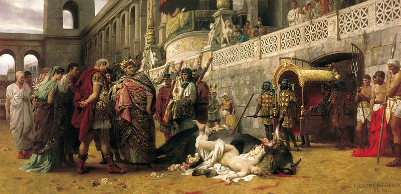 Siemiradzki_Christian_Dirce Roma imperiale