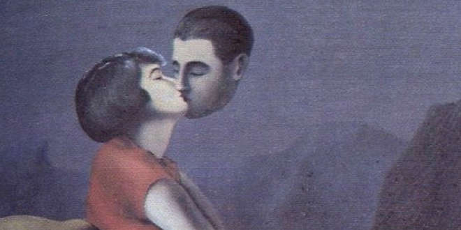 Magritte love from a distance Bauman