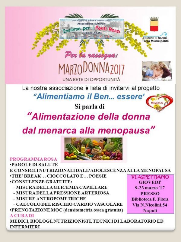 Alimentazione della donna dal menarca alla menopausa