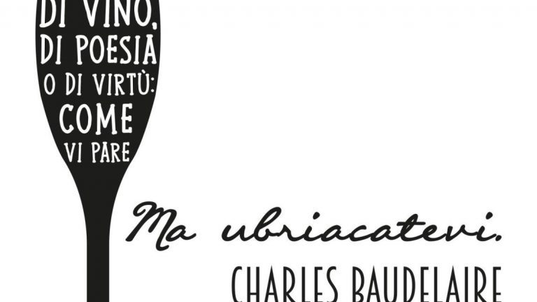 Baudelaire citazione frase ubriacatevi vino