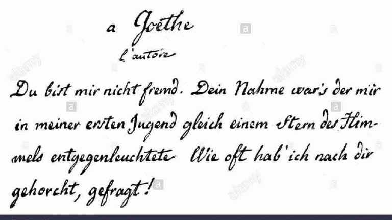 Manzoni e Goethe: analisi di un’amicizia