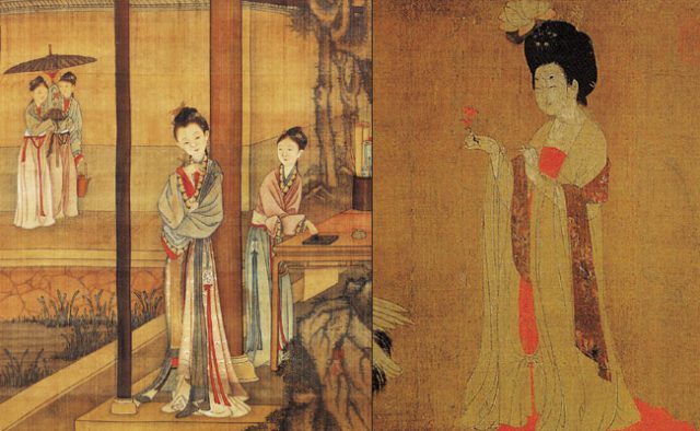 Gioielli nell'antica Cina dipinto