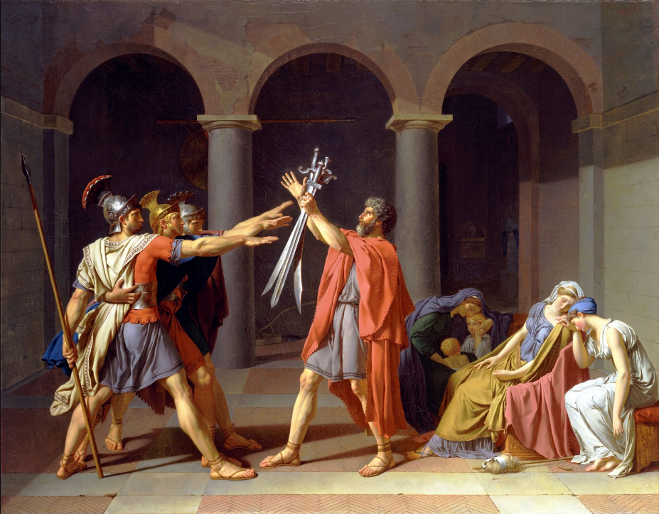 Jacques-Louis David Il Giuramento degli Orazi