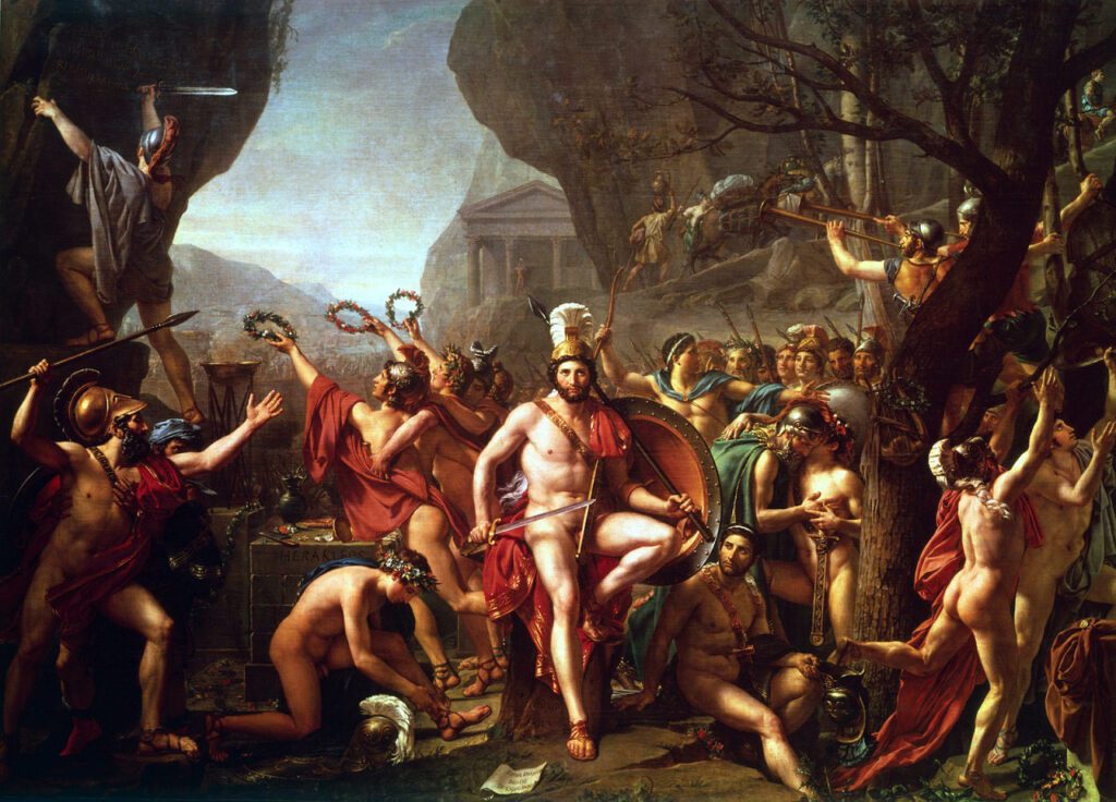 Jacques-Louis David Leonida alle Termopili 