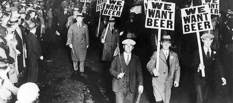 Proibizionismo americano: immagini di protesta