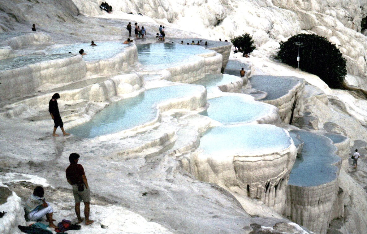 Pamukkale le terme e il sito di Hierapolis in Turchia laCOOLtura