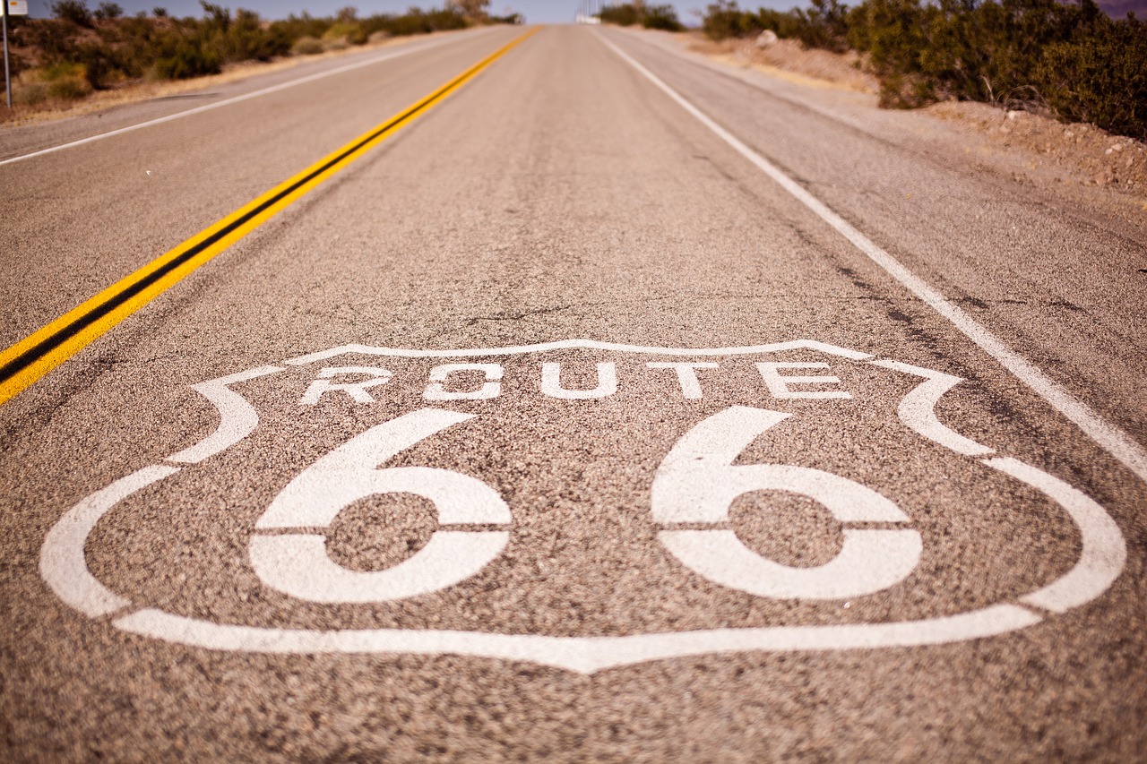 Route 66 segnale strada