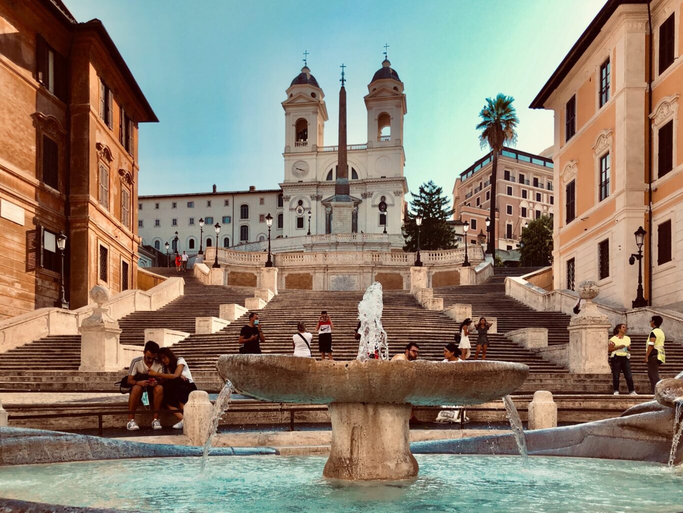 luoghi cinema Roma piazza di Spagna