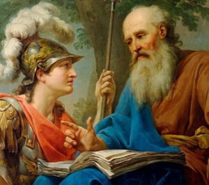 Alcibiade e Socrate 