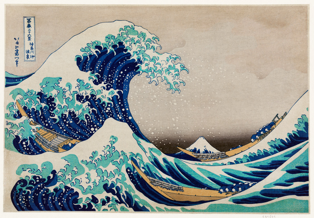 Grande onda di Kangawa Hokusai