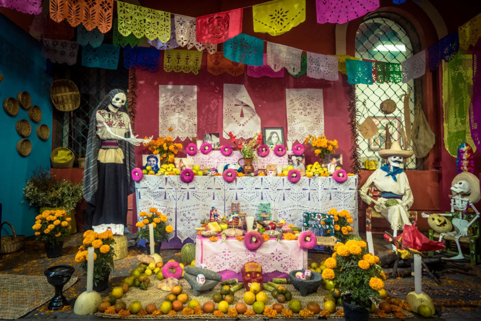 Dia de los muertos altare