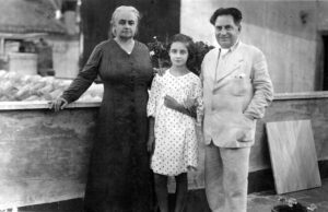 Goliarda Sapienza e i genitori Maria Giudice e Giuseppe Sapienza
