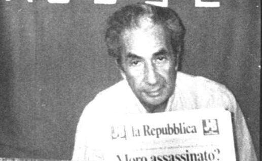 Foto scattata ad Aldo Moro dai brigadisti durante la sua prigionia